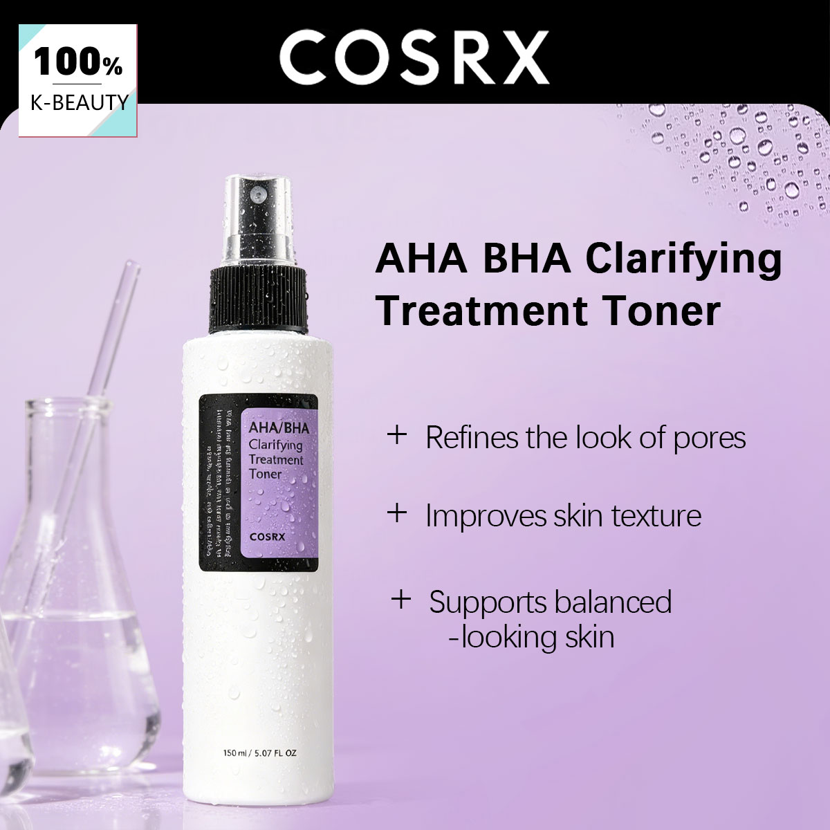 Skincare Cosrx - COSRX AHA/BHA Clarifying Treatment Toner 150ml,