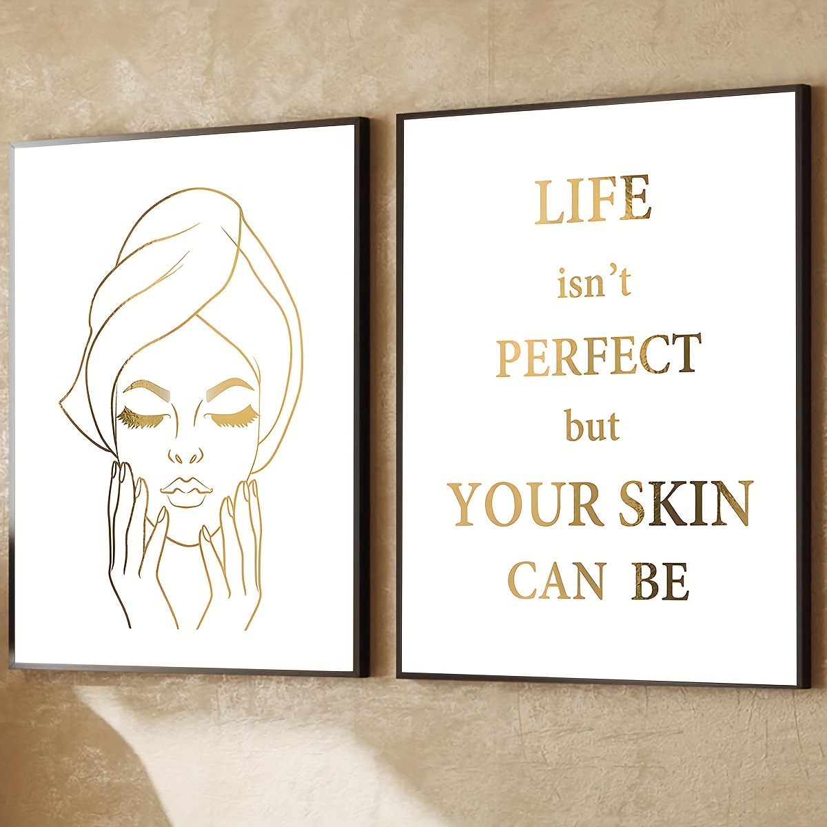 2pcs Elegant Woman Face Design - đánh giá và giá Skincare Quote