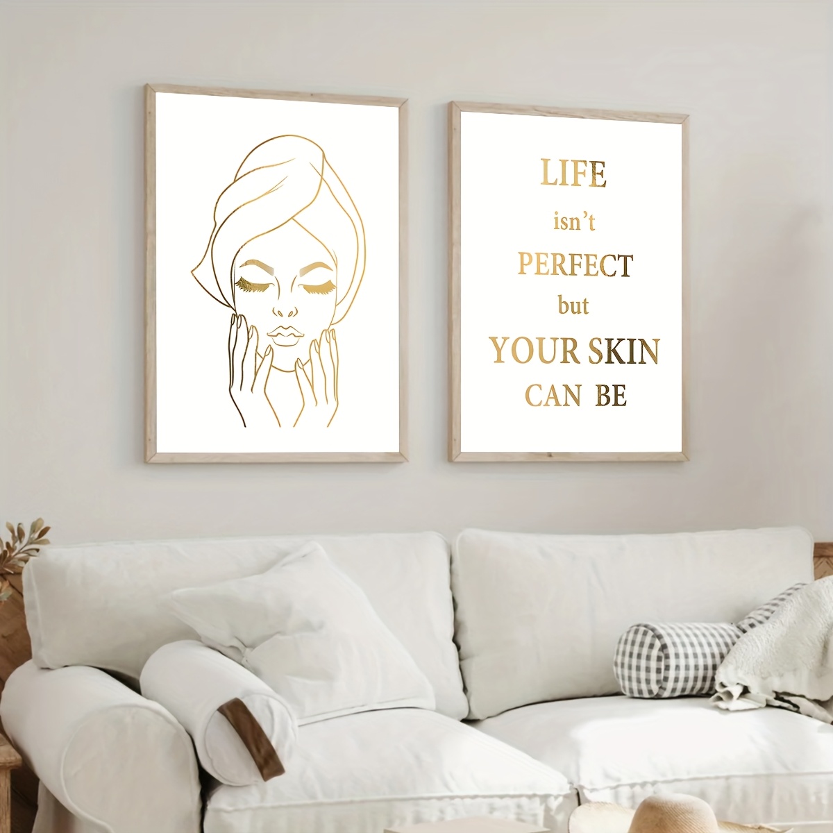 2pcs Elegant Woman Face Design - đánh giá và giá Skincare Quote