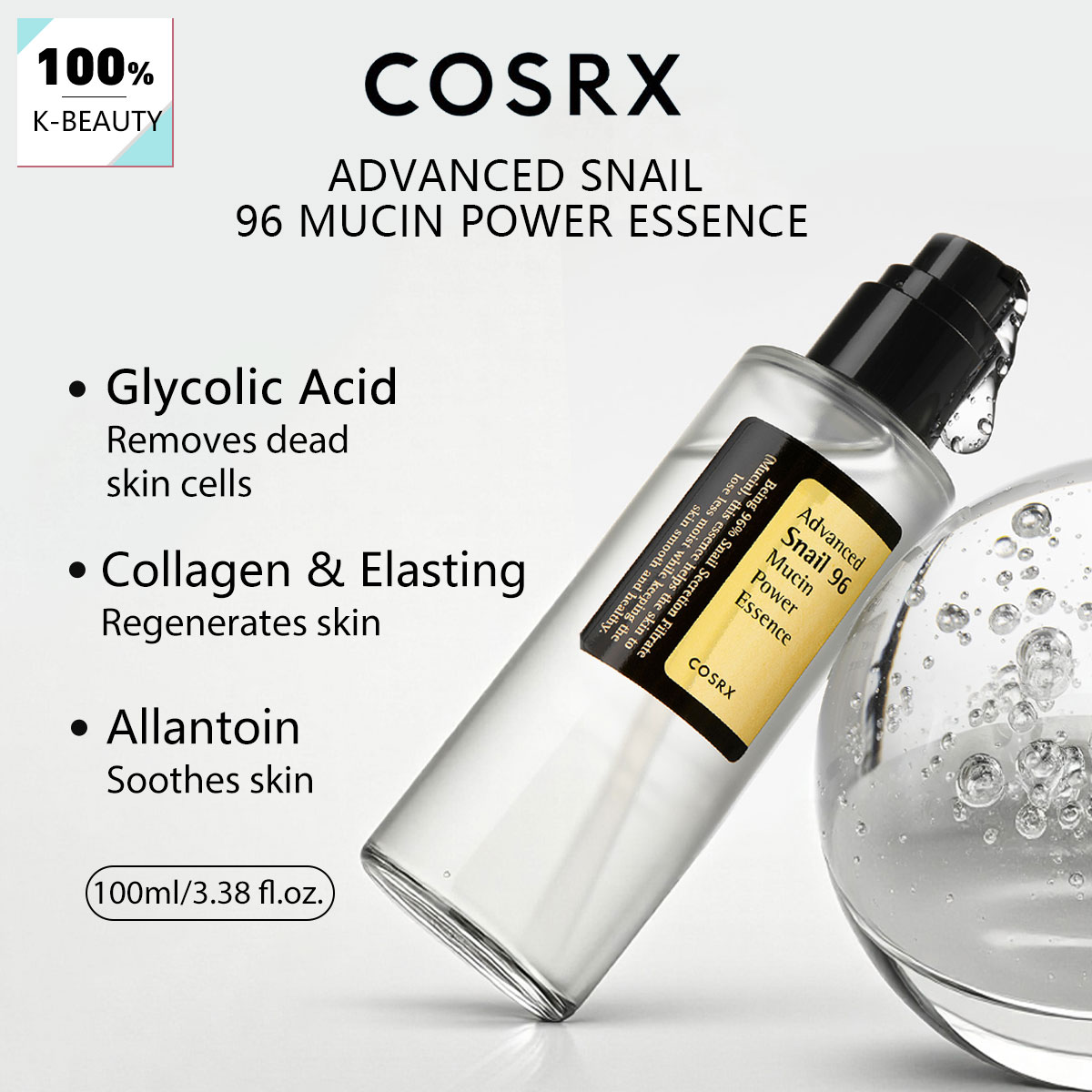 COSRX Snail Mucin 96 Power Rep - đánh giá và giá Skincare Cosrx