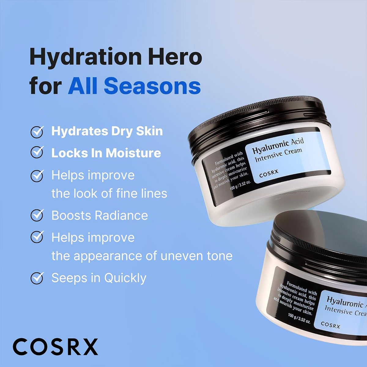 COSRX Hyaluronic Acid Intensiv - đánh giá và giá Skincare Cosrx