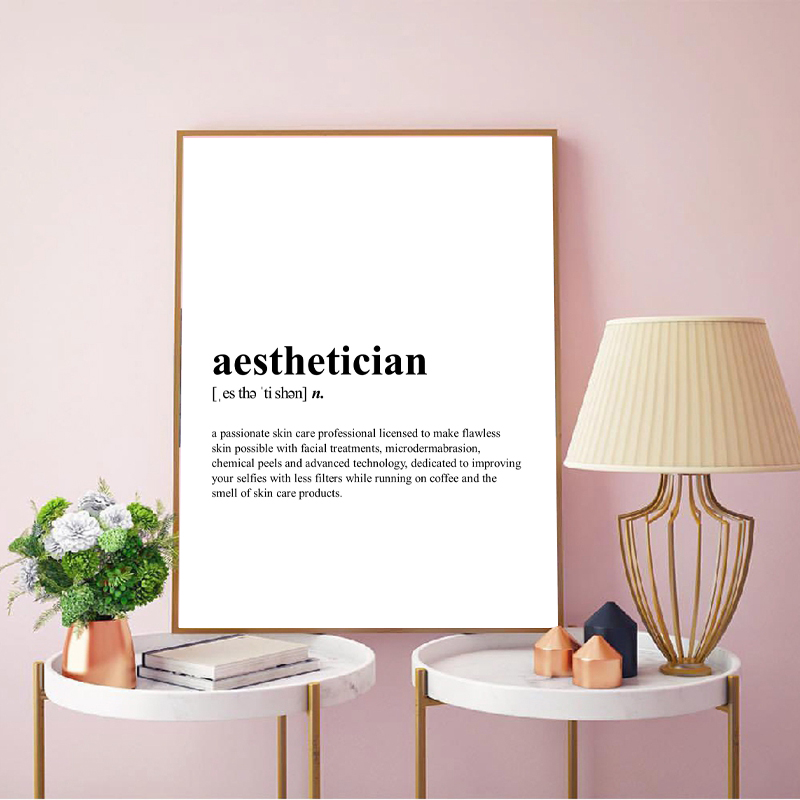 Aesthetician Definition Canvas - đánh giá và giá Skincare Quote